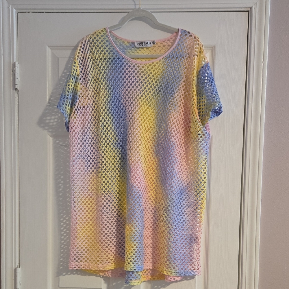 Ingear Pastel Mesh Coverup